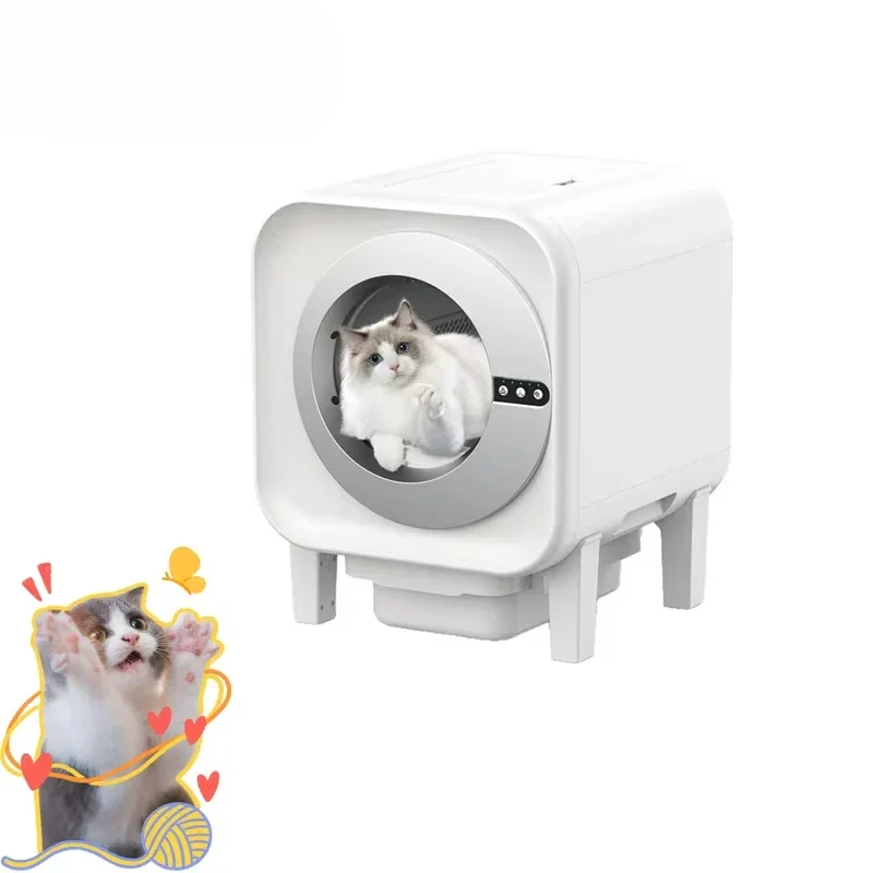 75L Smart Litter Box with Easy Clean & Self Cleaning Automatic WiFi Remote & Multi-Cat ID Exhaust System Bulk Supply