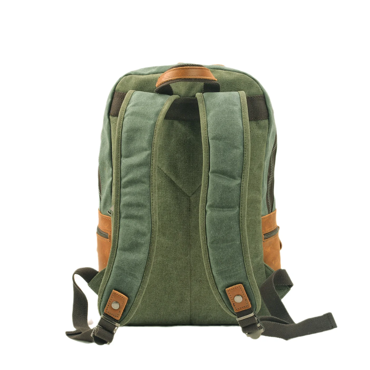 waxed rucksack durable stitched cowhide dew outdoor camp backpack women's mountaineering bag