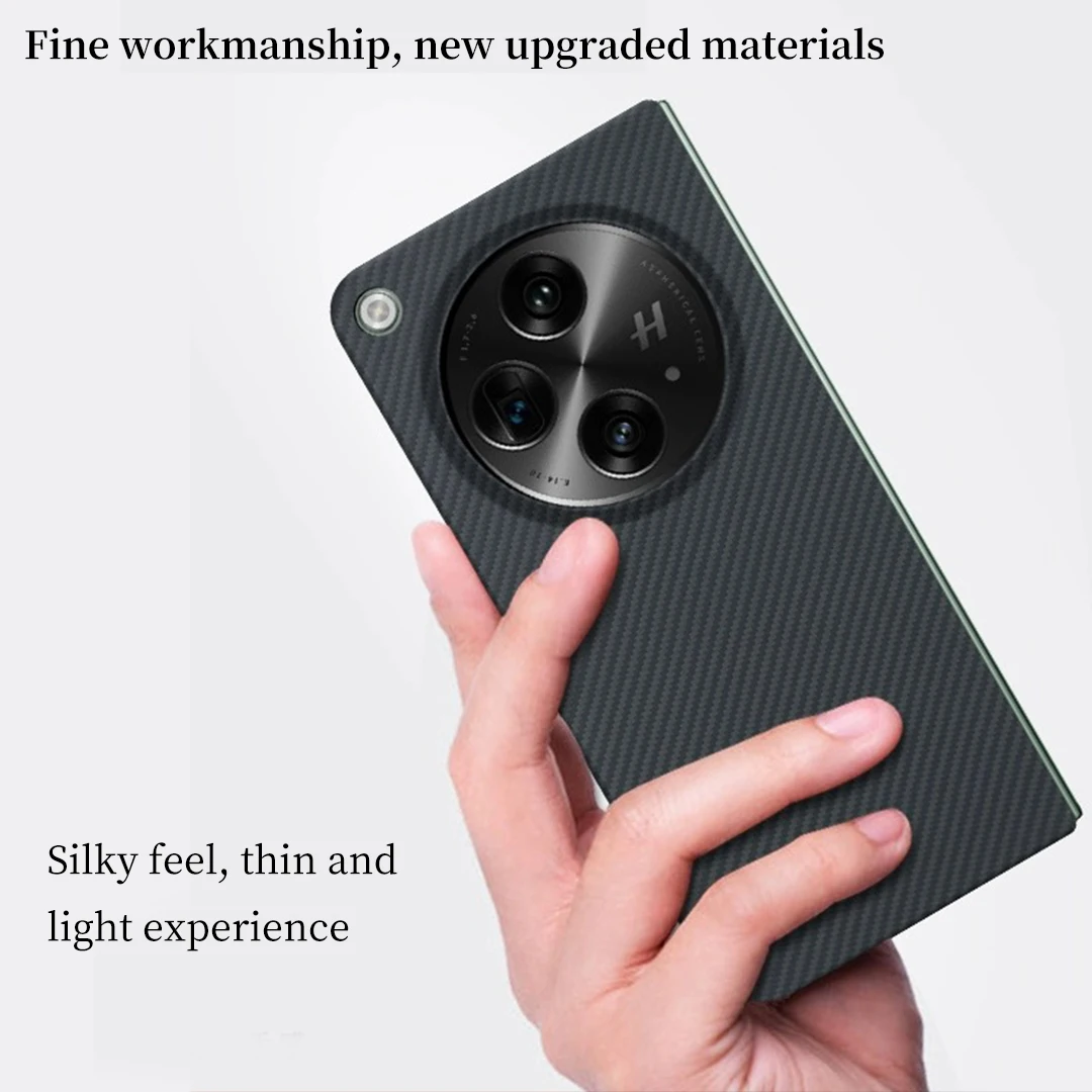 ACC-Carbon Case for OPPO Find N3 5G, Ultra-Thin and Ultra-Light, Drop-Proof, All-Inclusive Folding Phone, Find N3 Case