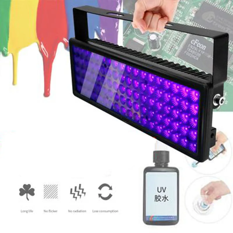 500W 365NM 395NM Portable Portable UV UV Curing Lamp Ink Varnish Paint UV UV Adhesive Fast Light Curing Lamp