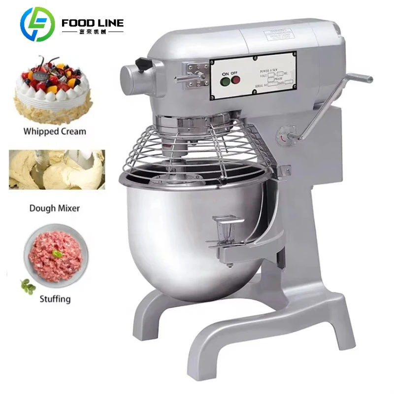 5L 10L 20L 30L-260L Pizza Horizontal Blender Commercial Bread Machine Bakery Kitchen Industrial Mixer Customized