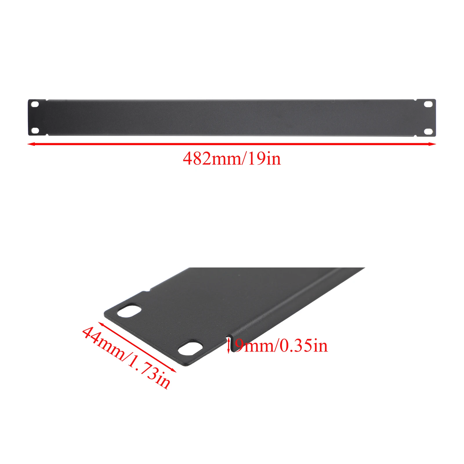 1Pcs 1U/2U/3U/4U Blank Panel Metal/Plastic Rack Mount, Filler Panel Mount Spacer Rack Panel Kit For Network Enclosure Cabinet