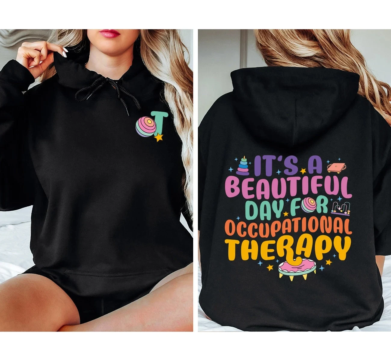 

Occupational Therapy Hoodie Men's and Women's Long Sleeve Sweatshirt Pullover Y2k Tops Autumn and Winter Clothing Hoodies