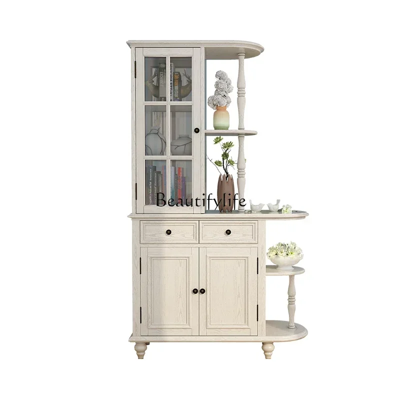 

lAmerican-style entrance cabinet integrated partition simple modern door decoration entrance hall cabinet