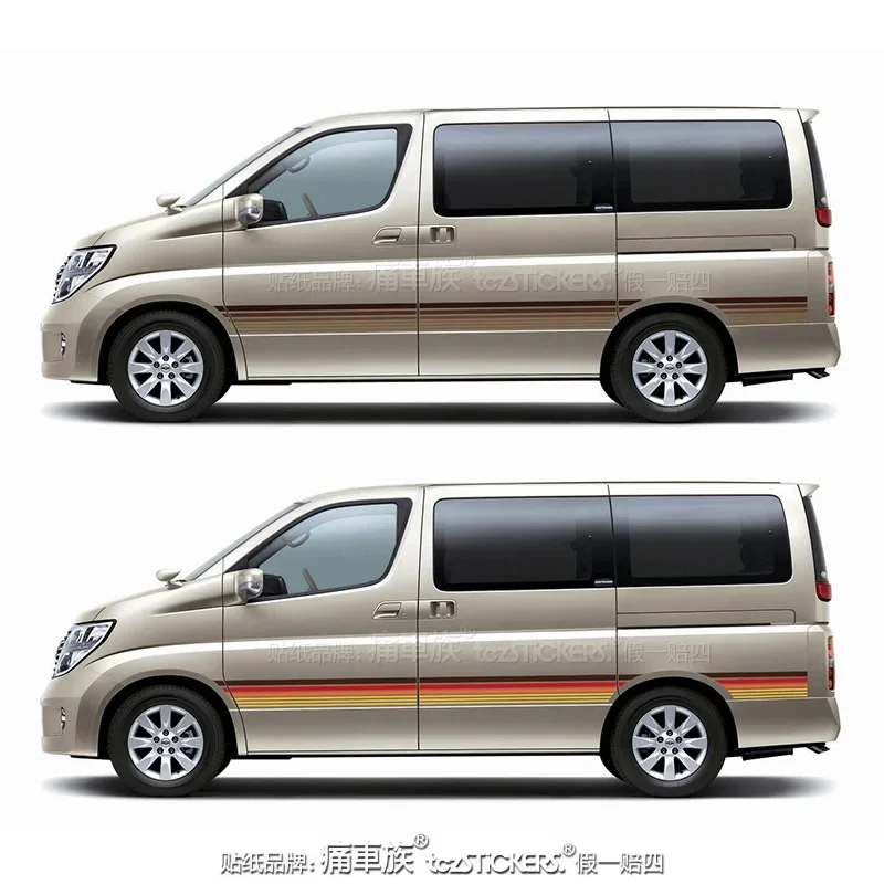 FOR Nissan ELGRAND E51 E52 Car Vinyl sticker body exterior decoration personalized custom sports decal accessories