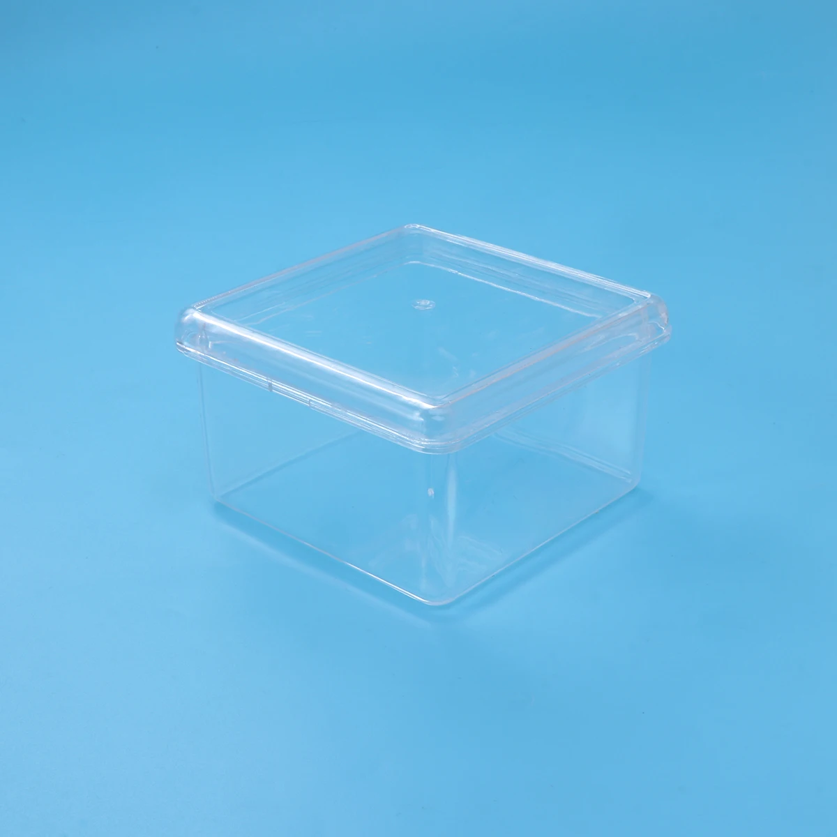 

Clear ganizer 9X9cm Storage Box for Lipsticks Transparent Acrylic Material Space Saving Dustproof Easy Use Makeup Case