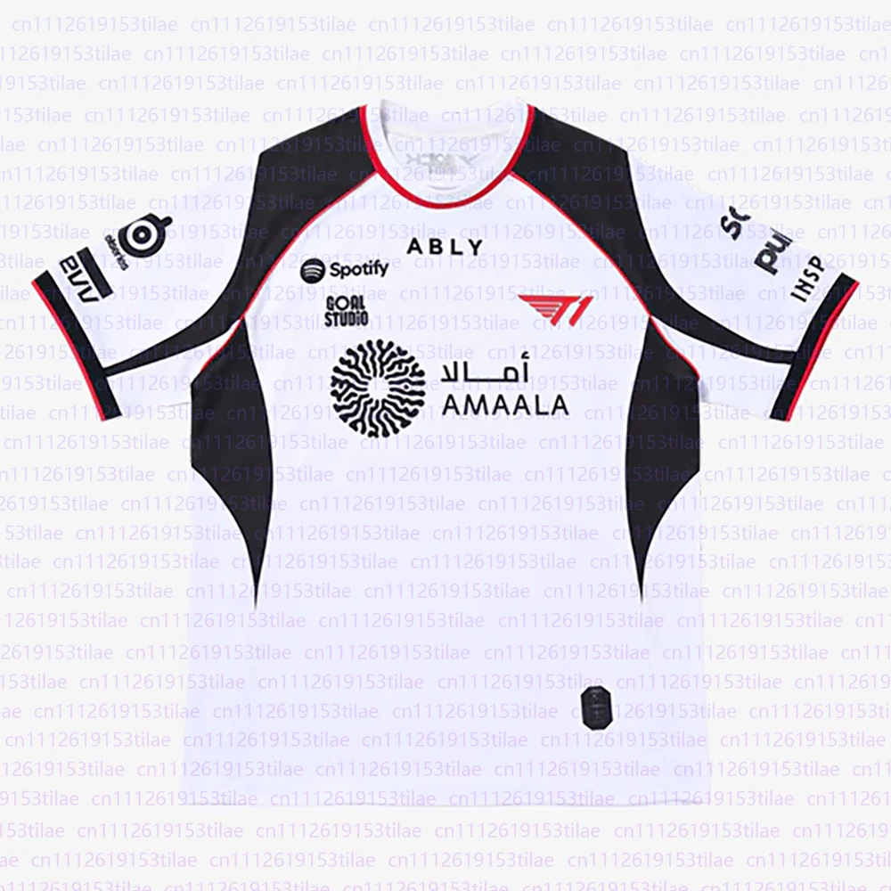 VCT 2026 Valorant Uniform New T1 Esports Club Team Jersey League Of Legends Tees Faker Keria Peyz Fan Souvenir Tops Men Clothes