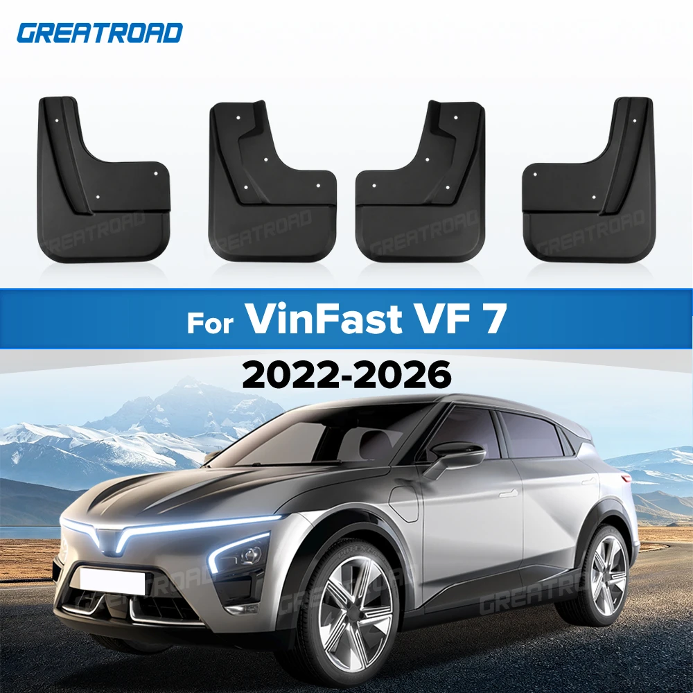 For VinFast VF 7 2022-2026 Fender Mudflaps Splash Guards Mudguards Mud Flaps car Accessories