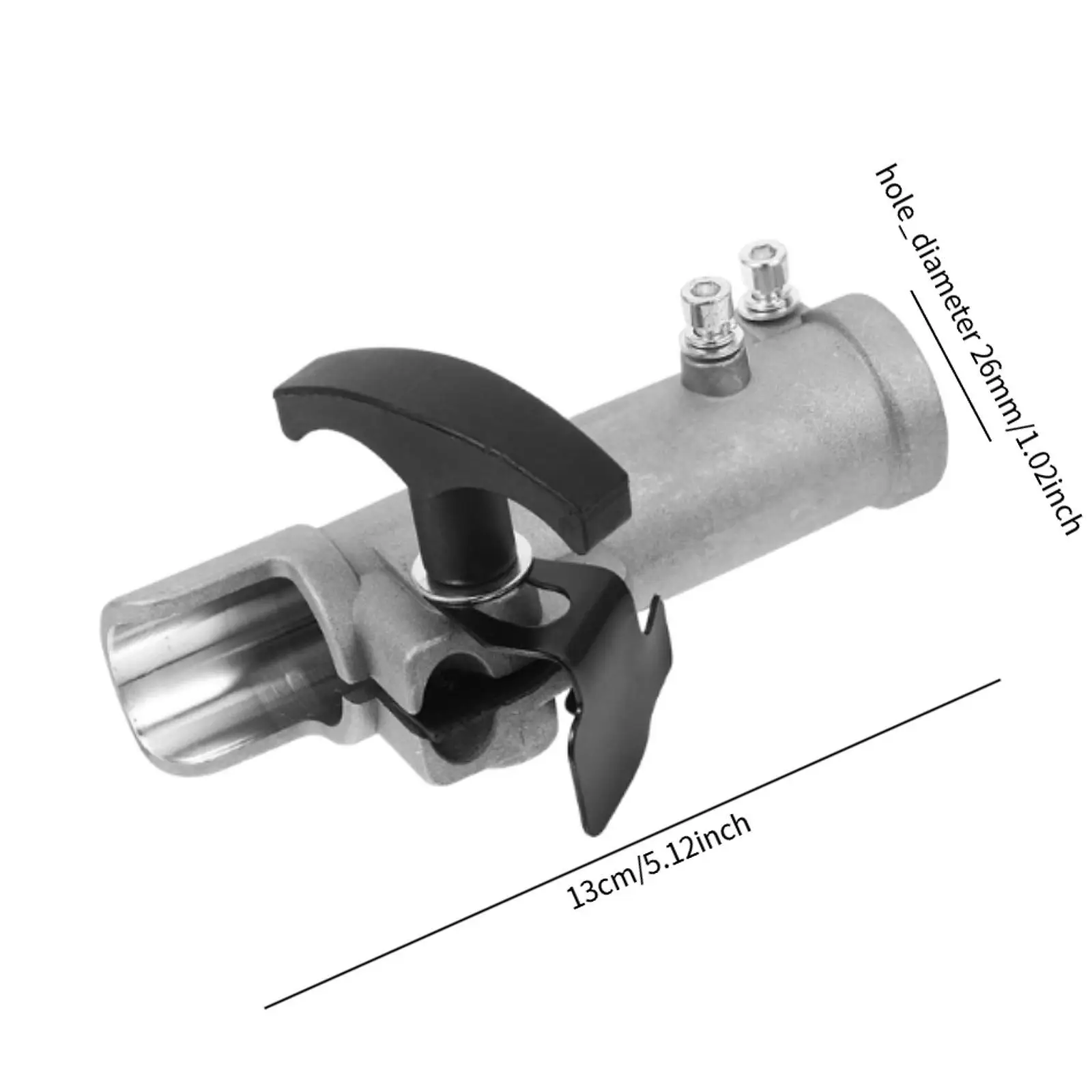 Części do przedłużki kosiarki, uniwersalne mocowanie do kosy spalinowej, adapter do podkaszarki żyłkowej, aluminiowe zamienniki, akcesoria do łączenia.