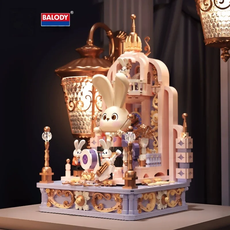 Creative DIY 3D Decorations for Boys and Girls' Birthday Gifts for Beiledi Building Blocks, Aile Immortals, and Aile Hall
