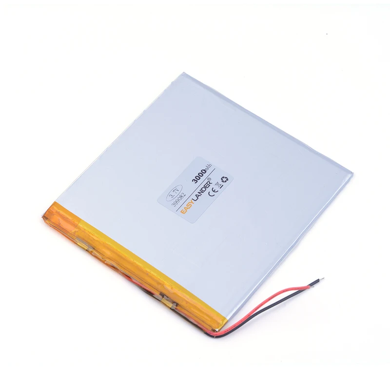 399082   Batteria ai polimeri di litio ricaricabile agli ioni di litio da 3,7 V 3000 mAh per GPS PAD FAI DA TE PSP Mobile Pocket PC E-book Videogioco
