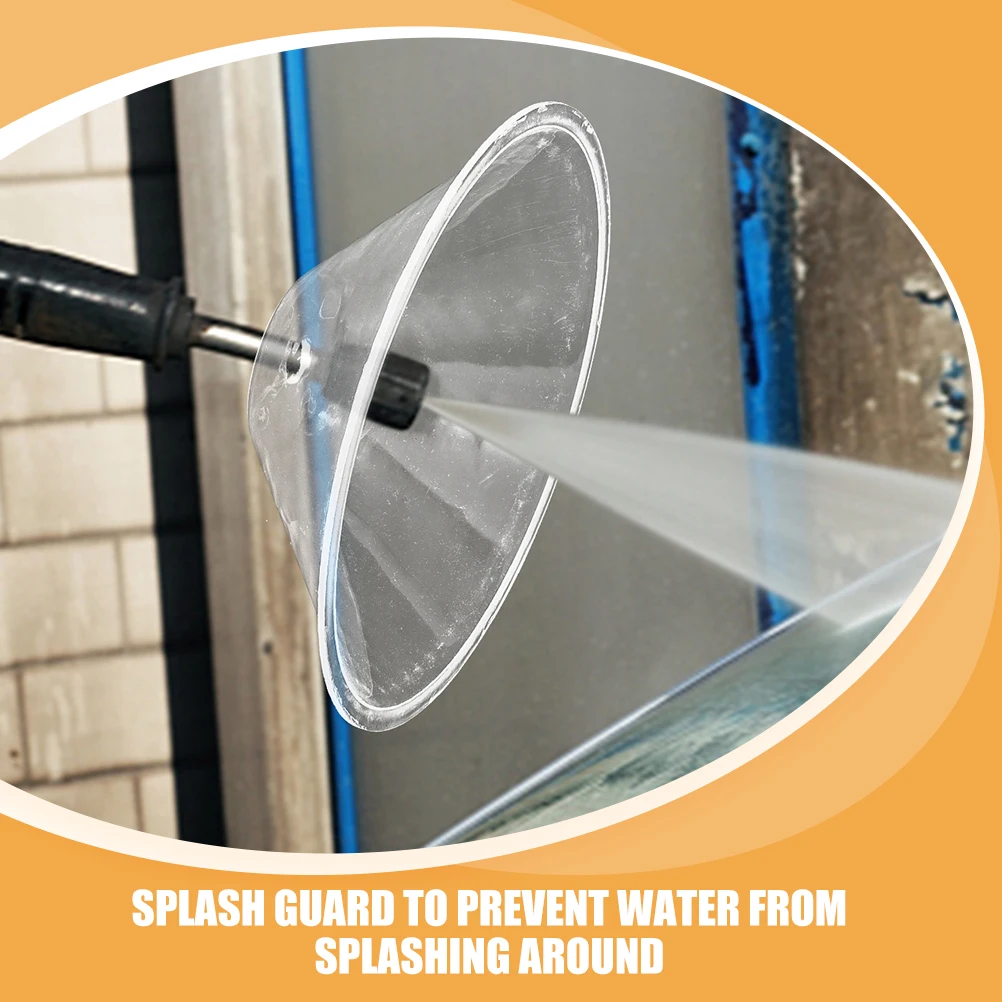 

2Pcs Nozzle Splash Guard Plastic Splashproof Cover for Patio Cleaner Pressure Washer Spray Head Protector Nozzle Parts Drift