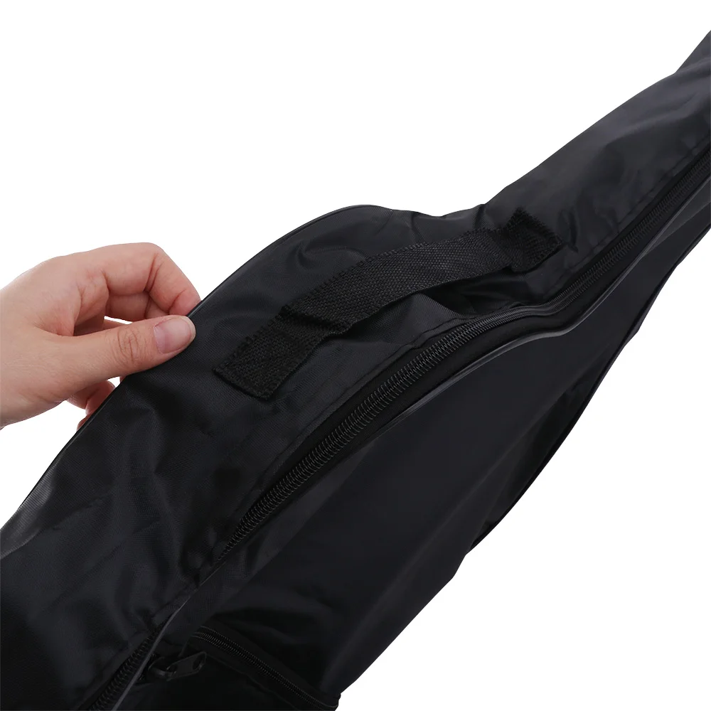 Thick Adjustable Strap Guitar Bag Waterproof Oxford Cloth Guitar Backpack Zipper Black Single Shoulder Bag Instrument Bags