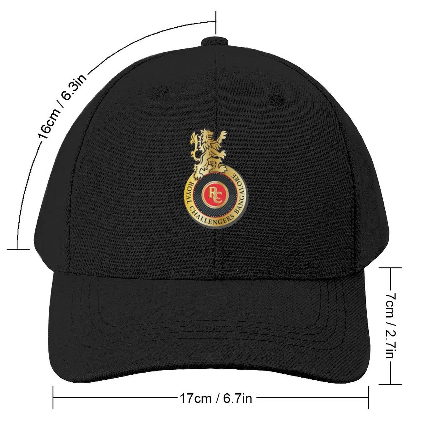 ROYAL CHALLENGERS BANGALORE Baseball Cap Sports Cap western Hat Women Men's