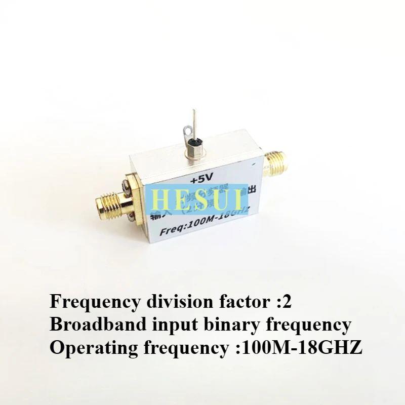 

100M-18GHz RF pre-divider 2 crossover high signal to low RF broadband divider