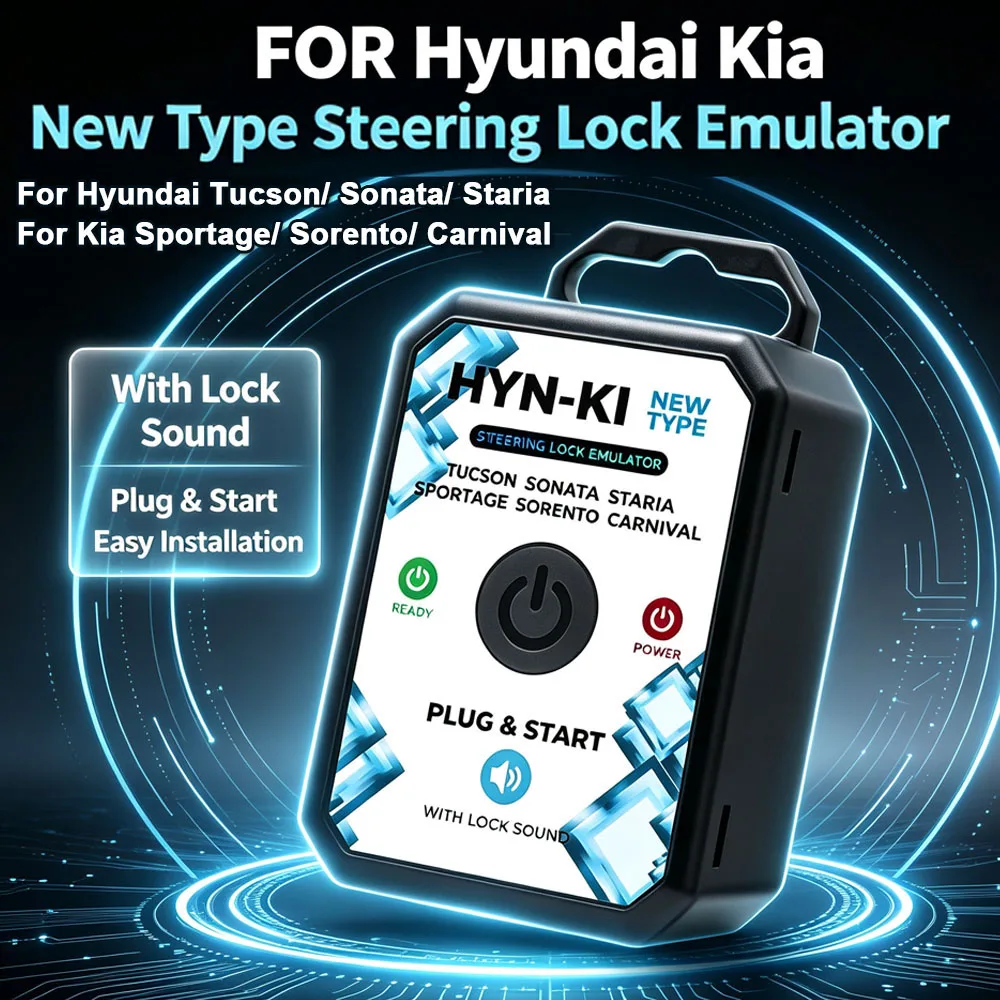 Steering Lock Emulator For Hyundai Kia With Lock Sound Plug and Play compatible with 81900-L1700