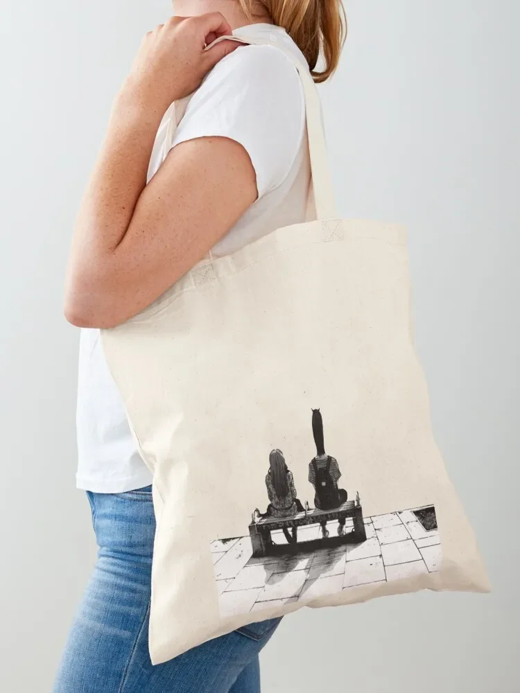 

Aiko and Punpun - Oyasumi Punpun Tote Bag supermarket folding bag Big bag Shopping bags reusable grocery bags