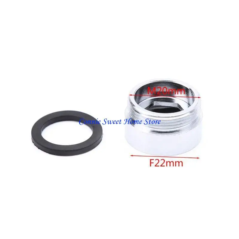 LXAF Metal Adaptor Inside Thread Water Saving Kitchen Faucet Tap Aerator Connec