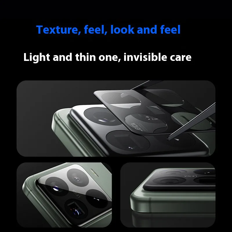 3D Camera Lens Tempered Glass For Xiaomi 15 Pro Back Camera Protector on Xiaomi Mi 15 Pro 15 Black Lens Ring Film Cover Case