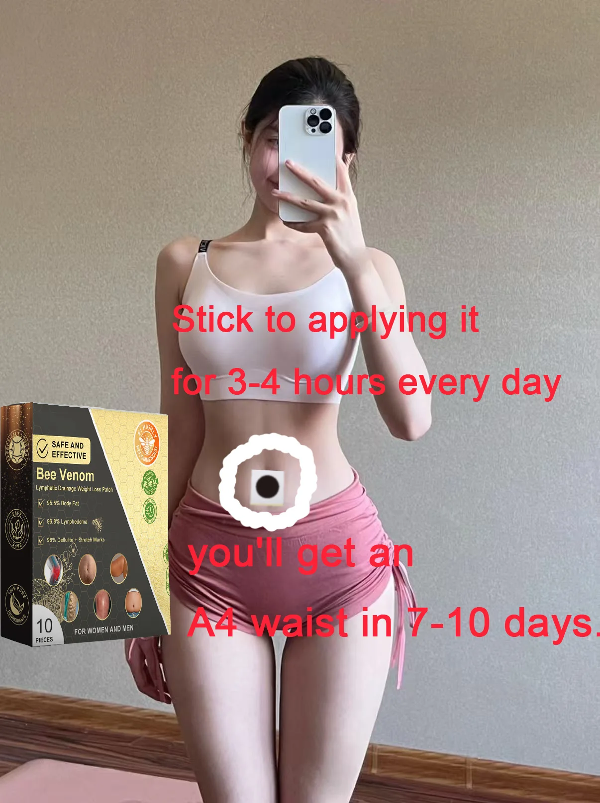 

Bee venom , lymphatic weight loss , slimming, digestion, health, vitality, swelling reduction, care, body sculpting