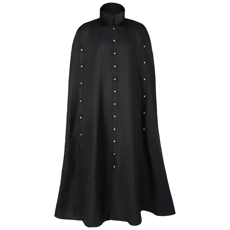 

Adult Horror Reaper Gothic Dark Tied Cape Wizard Robe for Halloween Costume Play Masquerade Ball