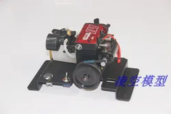 Tuoyang L200 dual cylinder air-cooled methanol engine assembly metal toy engine AC loose parts version can be started