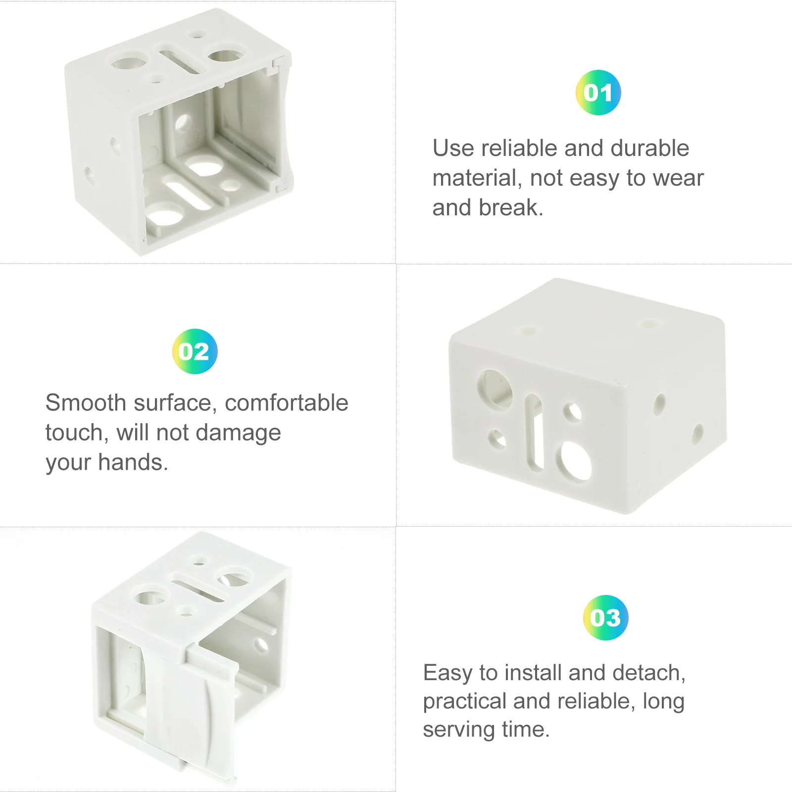 

4Pcs Blinds Installation Accessories Smooth Surface Easy to Install for Home Hotel Store Blinds Installation Accessories