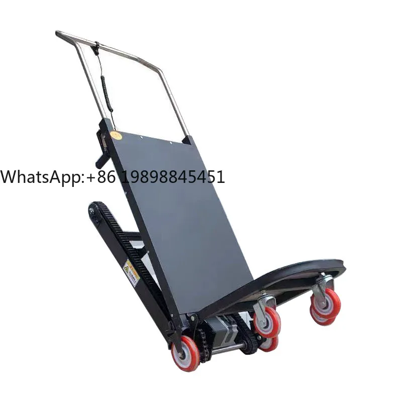 

QiangQi Electric Stair Climber Lifting Trolley for Labour-saving Stair Climbing Crawler Type Flat Bottom Support Type