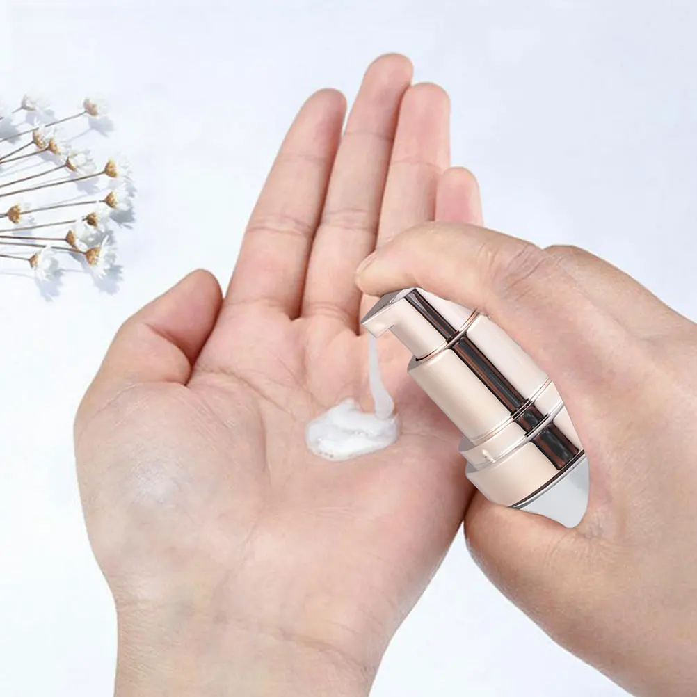 

3 Pcs Vacuum Bottles Durable Mini Skincare Containers Plastic Toiletry Travel Supplies Reusable Sub Packing Bottles