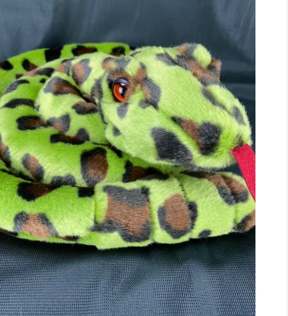 New arrival 1pc 130cm  Snakes Plush Toy Simulation Stuffed Snake Plushie Children Boys Gift Home Decoration