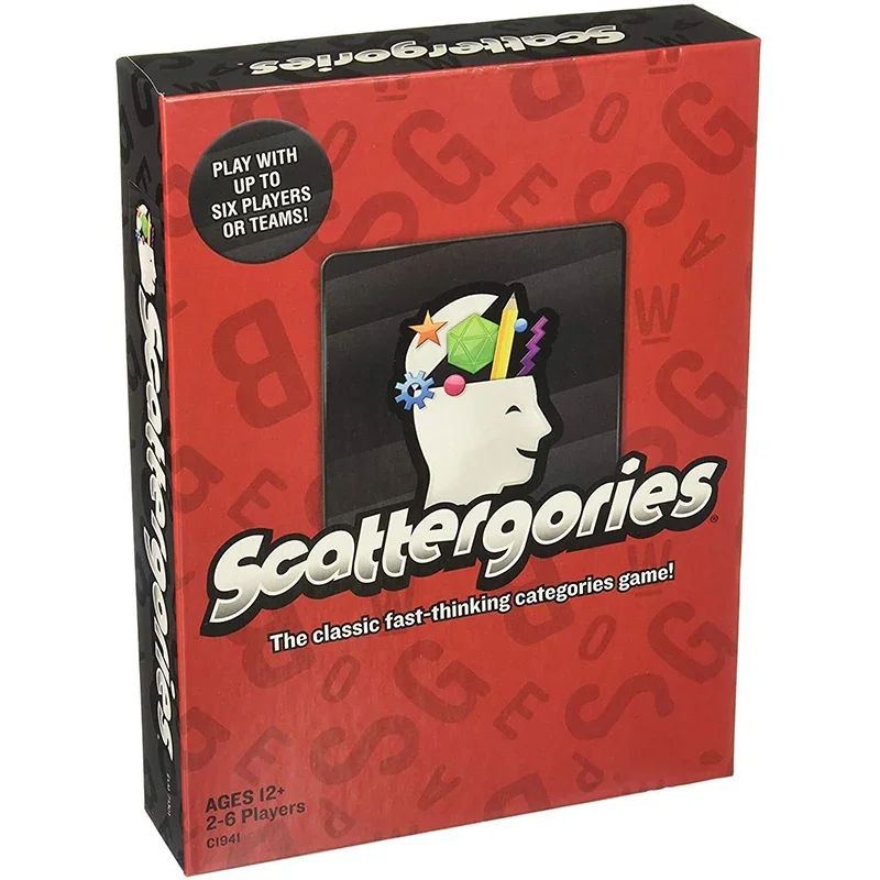 

Игра для вечеринок Scattergories: классическая настольная игра для семьи и друзей