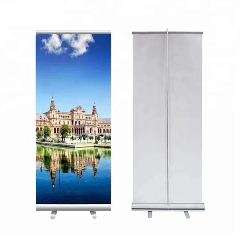 

Aluminum, graphic, advertising banner, retractable, roll up, standing, banner