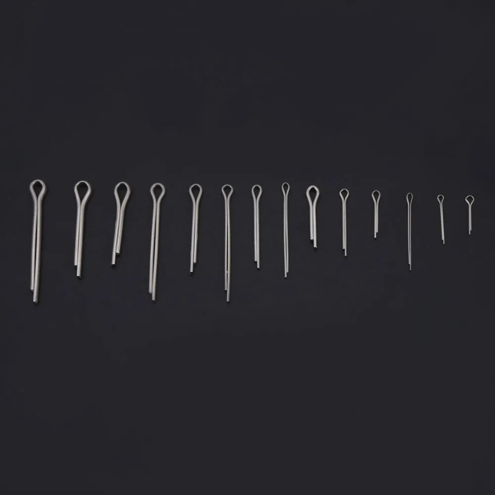 150 Pcs 304 Stainless Steel Cotter Pins Small Cotter Pins 15 Sizes Cotter Pin Assortment Kit Heavy Duty Hardware Pins