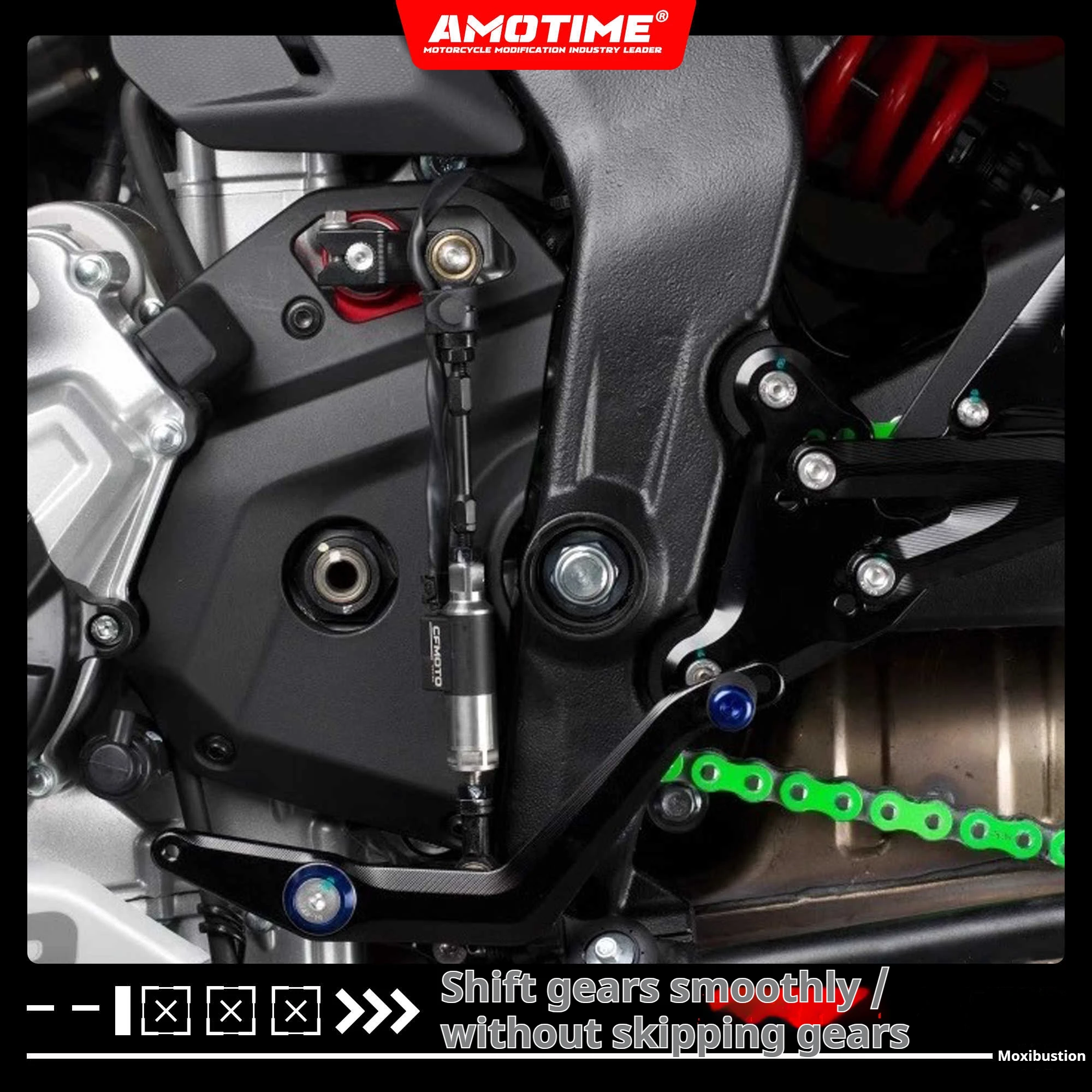 For CFMOTO 675SR/675NK Modified Aluminum Alloy Pedal Shift Stability Code Motorcycle Accessories