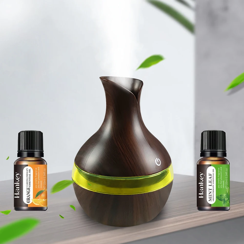 

Mini Touch Humidifier 300ml USB Diffuser with 2 Essential Oils, Portable for Travel & Small Spaces