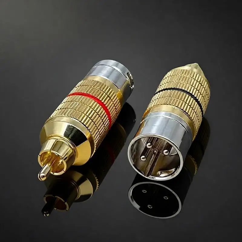 

XLR to RCA male Canon balance male and female to Lotus male conversion head.