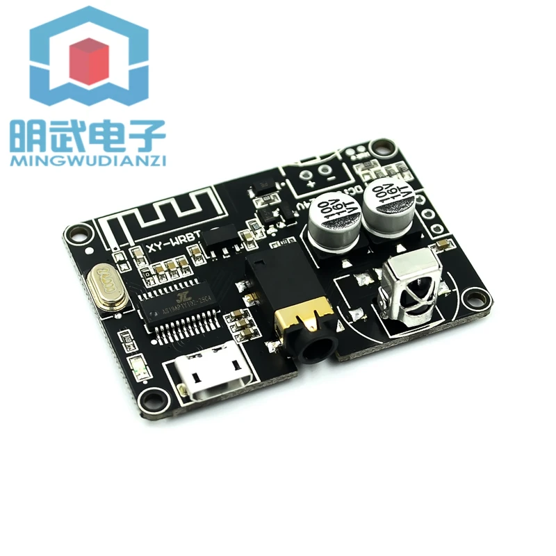 Bluetooth 5.0 Decoder Board Stereo Bluetooth Audio Module Wide Voltage Volume Adjustable Speaker Amplifier XY-WRBT