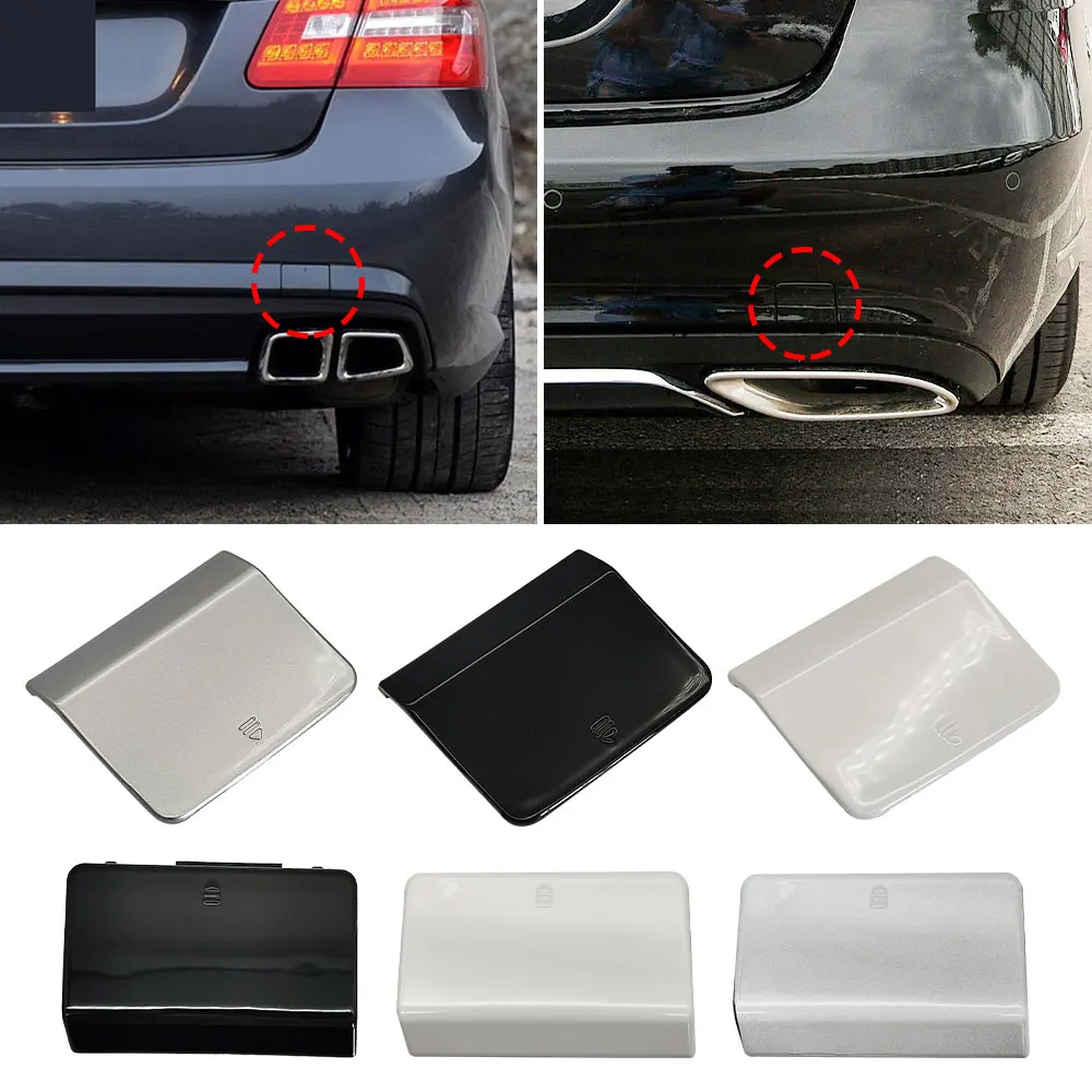 Tampa traseira do reboque do carro para Mercedes, tampão preto do olho do reboque, ajuste para o Benz E300, E63, AMG, 2128850426, W212