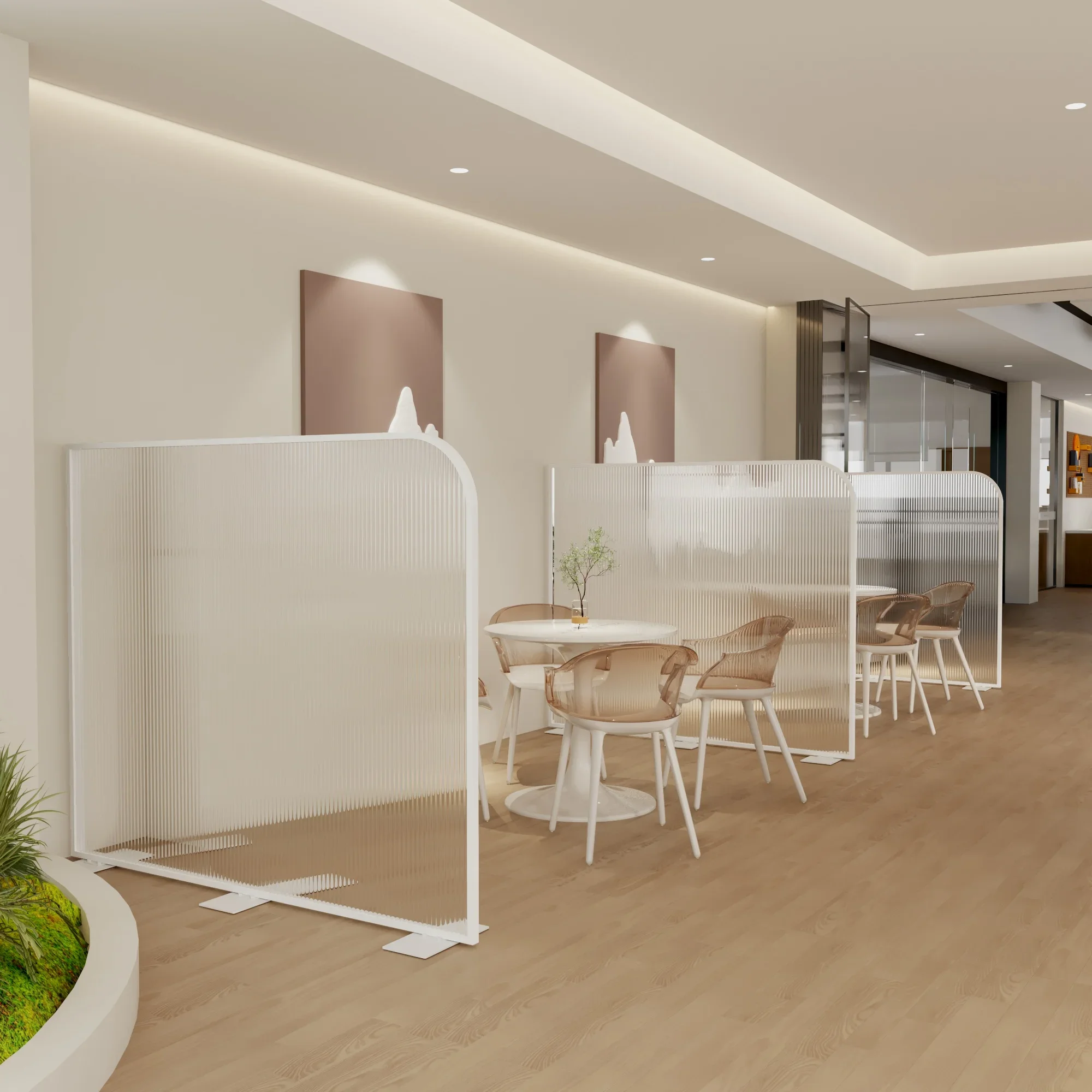 Movable screen partition, living room entrance entrance, restaurant, office occlusion, simple, modern, light luxury and high-end