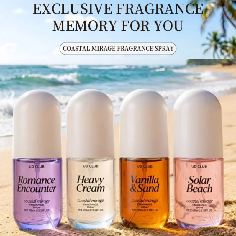 

Ароматический спрей для тела и волос с ванильно-кокосовым и цветочным ароматом, 3.4 унции, стойкий, освежающий, идеально подходит для свиданий