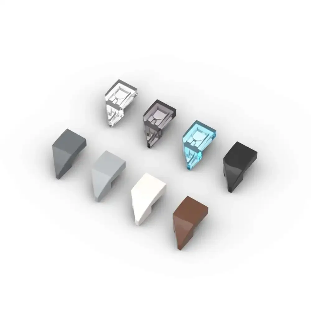 10 PCS 29119 Parts Curved 2x1 with Stud Notch Right Building Blocks 100% Compatible 100% Compatible DIY Bricks Toys