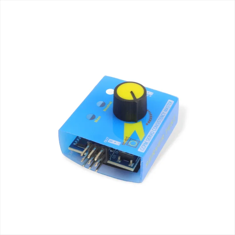 Servobador azul de alta calidad, prueba de engranajes CCPM, comprobador maestro de consistencia, 3 canales, 4,8-6V, con luz indicadora para RC DIY, 1/2/3/5 Uds.
