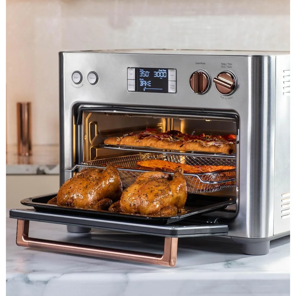 Roast, Toast, Pizza, WiFi & Smart Connected, Voice Control, Countertop Small Appliances, Steel Silver