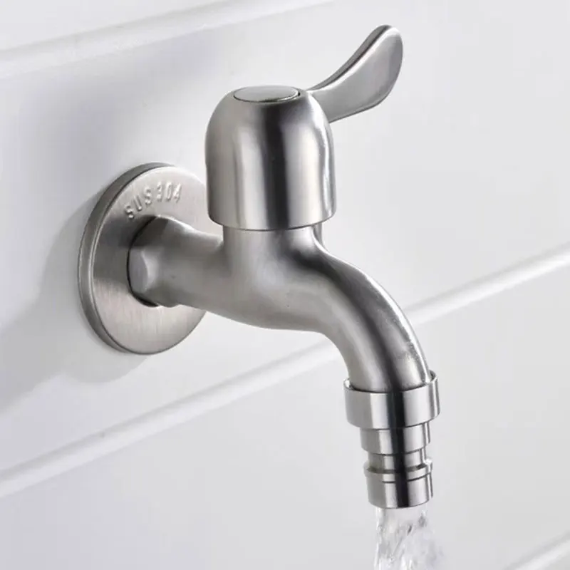 201 roestvrijstalen kraan badkamer wastafelkranen keuken waterkraan keuken wandmontage kraan huishoudelijke badkameraccessoires