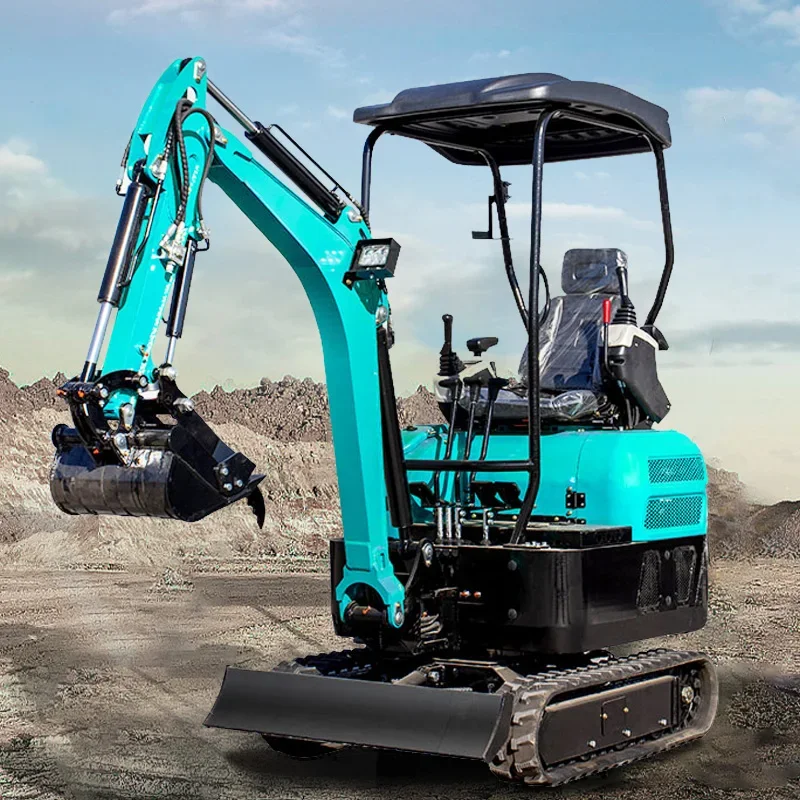 Funzionamento pilota idraulico Kubota Escavatore 2t Mini Terna con escavatore Benna Mini escavatore da 2 tonnellate