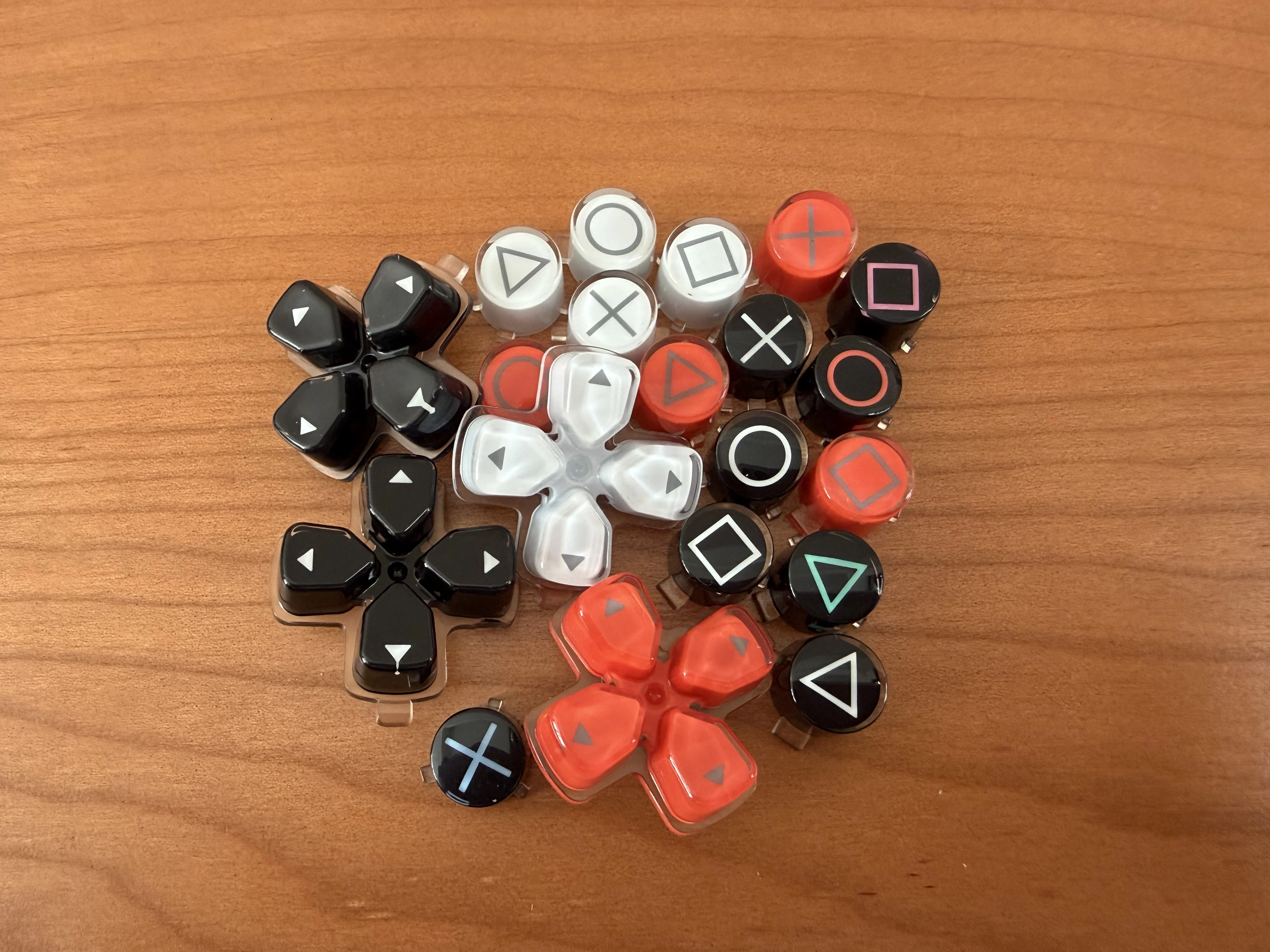 أزرار التحكم في وحدة التحكم Ps5، أزرار الاتجاه المتقاطع، أزرار بديلة، أجزاء إصلاح الذكرى الثلاثين، إصدار خاص #1