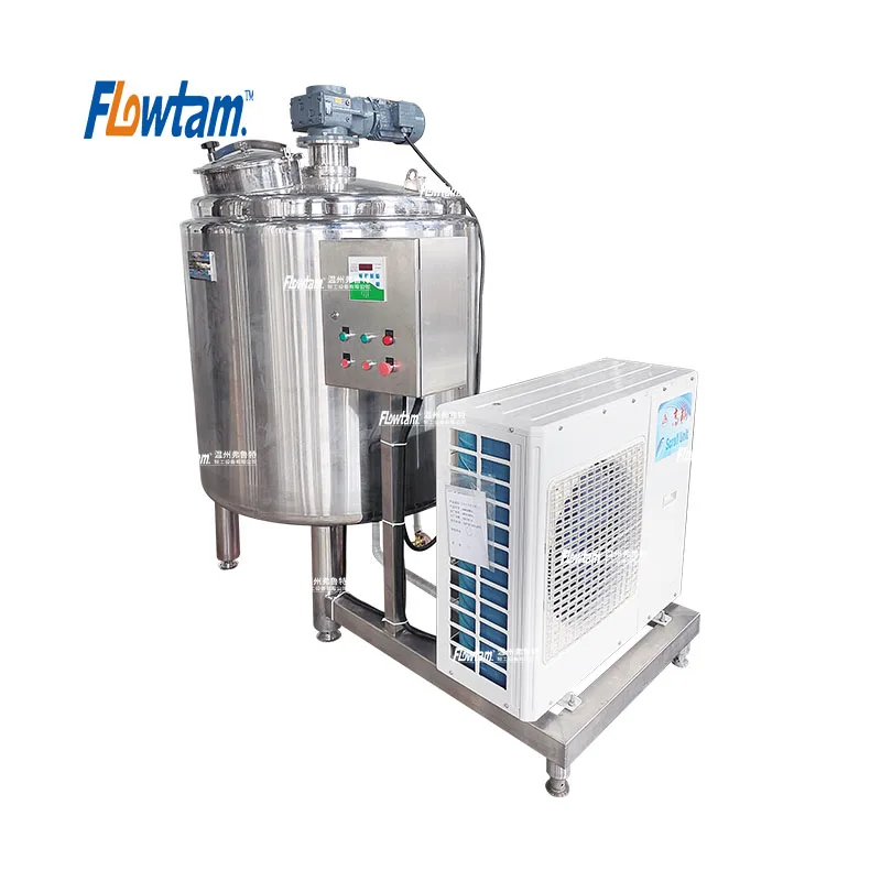 food grade stainless steel vertical milk processing machine milk cooling tank