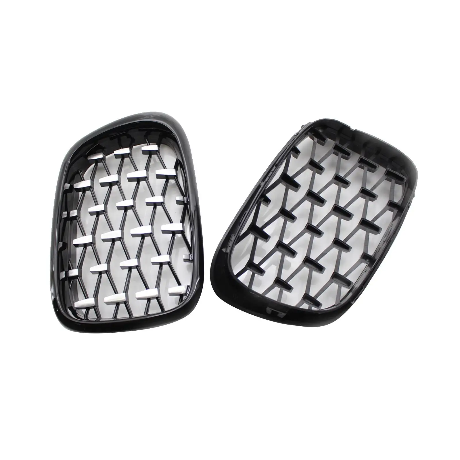 Bumper Kidney Grille Mesh Air Intake Cover for BMW 5 Series E39 1999-2003 Sedan Estate 530i