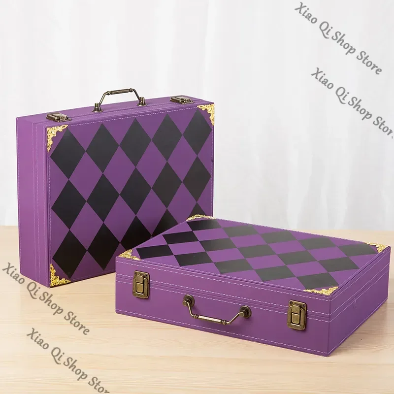 

Кейс для хранения в стиле аниме, как в игре Ambitus Vertin (1999), для косплея, фиолетовый, ручная кладь, реквизит для фотосессий