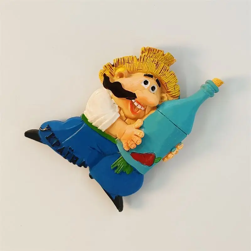 Ykpaiha Fridge Magnet Refrigerator Sticker Home Decor Resin Ukraine Souvenir Gift